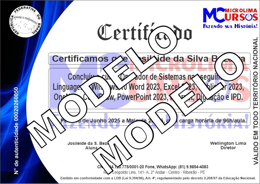 Imagem do Certificado